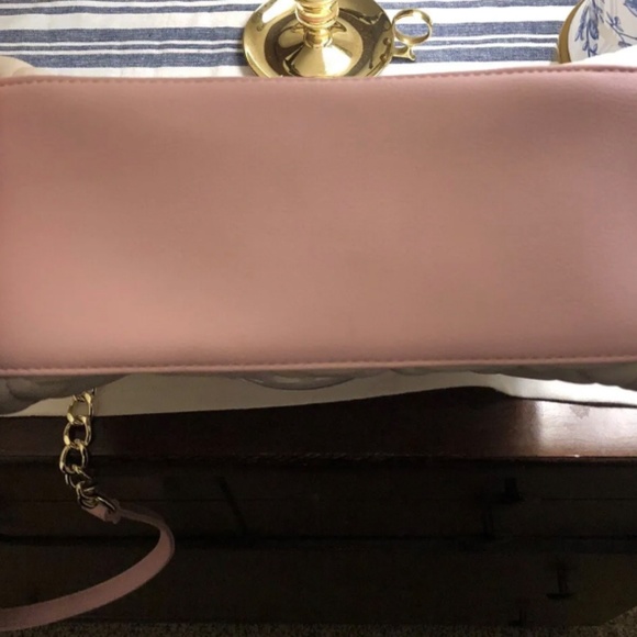 Betsey Johnson Satchel/ Handbag with Pink Quilted...